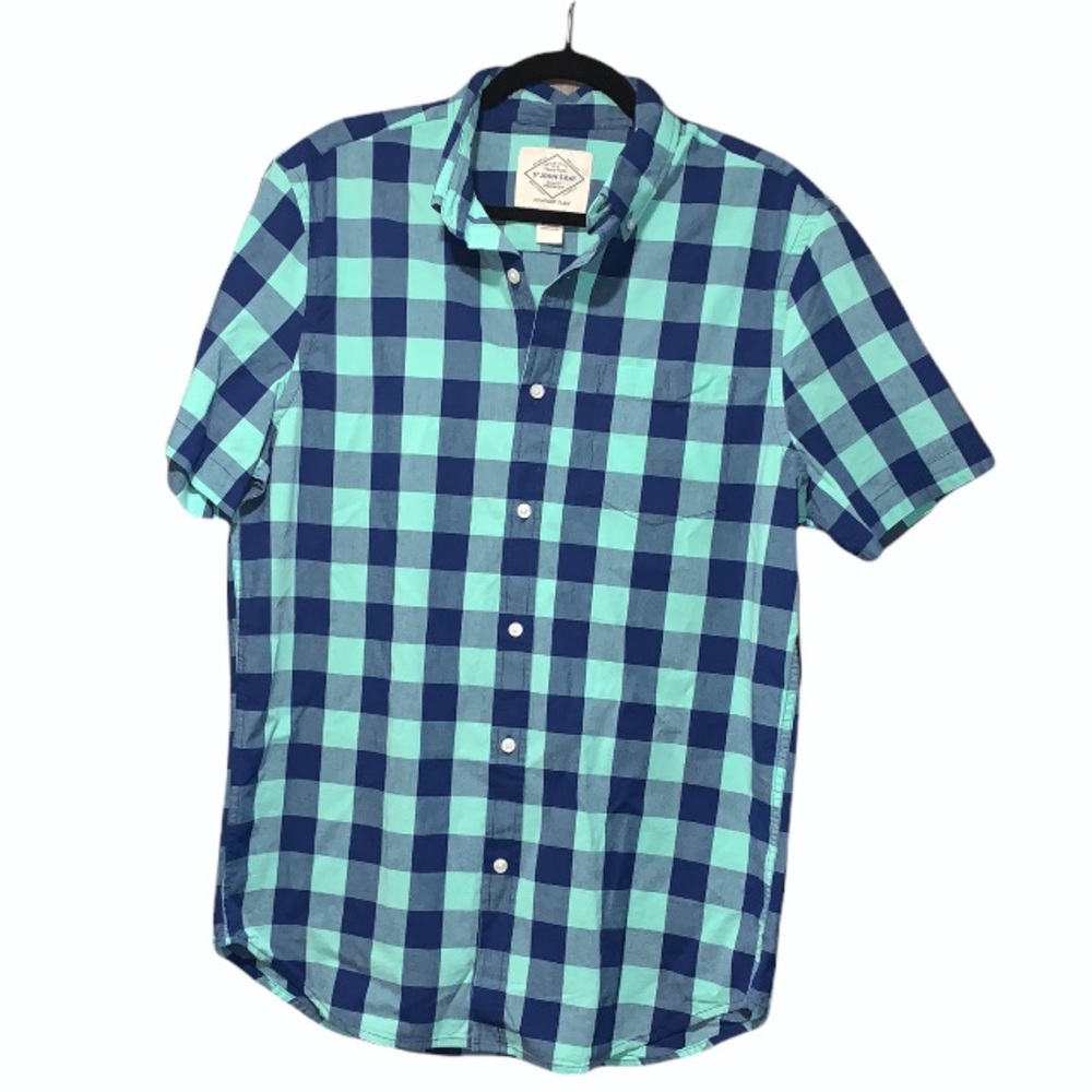 Blue Checkered Button Up